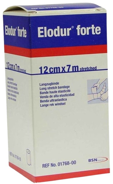 Compressiezwachtel Elodur Forte lange rek 7mx12cm