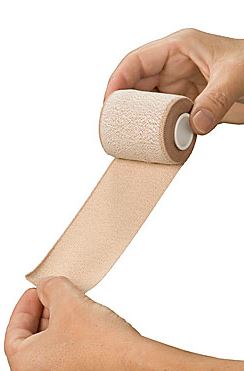 Compressiezwachtel HEKA Haft adhesive korte rek 4,5mx6cm