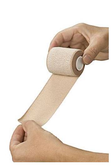 Compressiezwachtel HEKA Haft adhesive korte rek 4,5mx10cm