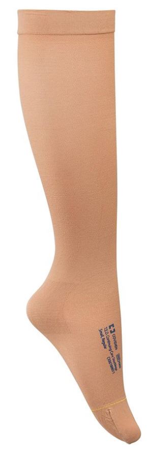 Anti-embolie kniekous T.E.D. normaal gesloten teen beige S