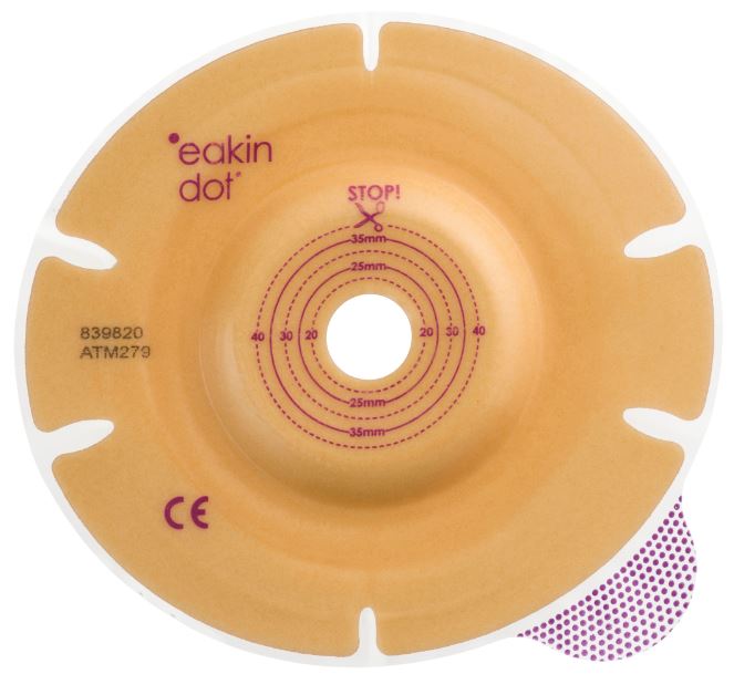 Huidplak Eakin Dot Soft Convex beige 2-delig 60mm 25mm