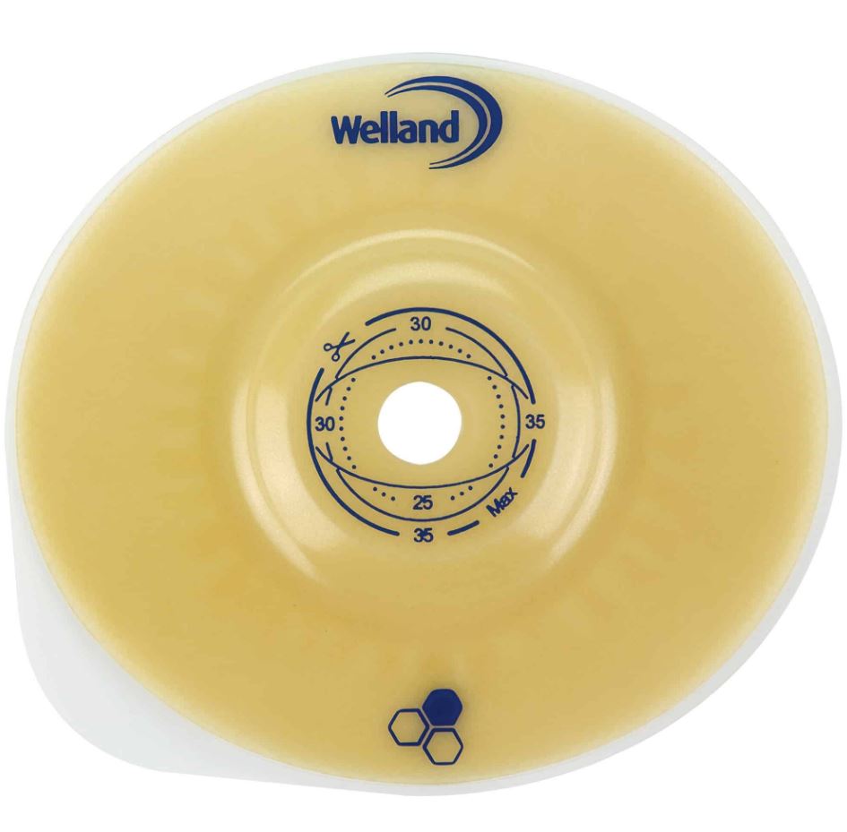 Huidplak Welland Aurum 2-delig beige 45mm 32mm