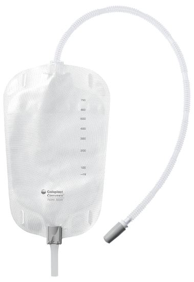 Urinebeenzak Conveen Security+ 500ml 30cm hefboomkraan