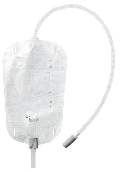 Urinebeenzak Conveen Security+ 750ml 50cm hefboomkraan