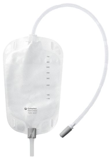Urinebeenzak Conveen Security+ 500ml 50cm hefboomkraan
