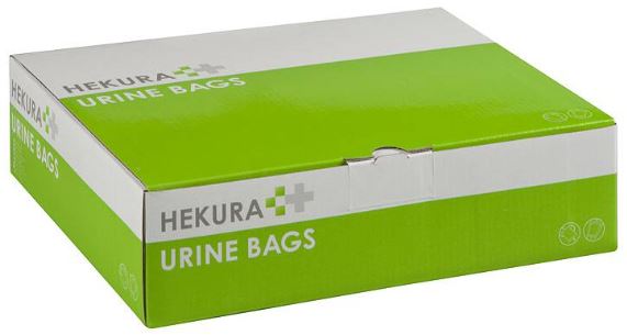 Urinebeenzak HEKURA Comfort 500ml 50cm kruiskraan - Afbeelding 4