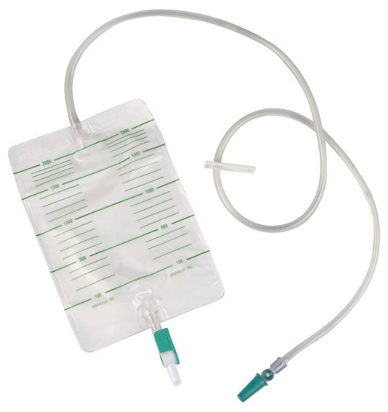 Urinebedzak HEKURA Soft 2L 130cm hefboomkraan