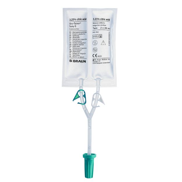 Spoelvloeistof Uro-Tainer Twin Suby G 2x30ml
