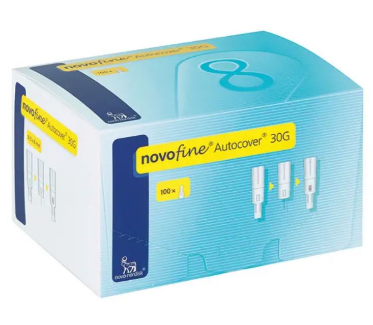 Veiligheidspennaald Novofine Autocover 8mm 30G