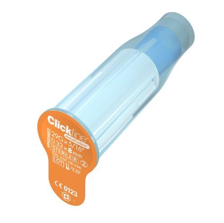 Veiligheidspennaald Novofine Autocover 8mm 30G - Afbeelding 3