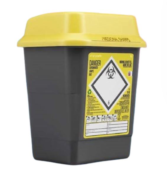 Naaldcontainer Sharpsafe 5e generatie Dual Protect Pro 5L