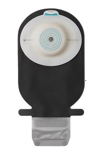 Ileozak SenSura Mio Convex Deep 1-delig zwart maxi 31-43mm