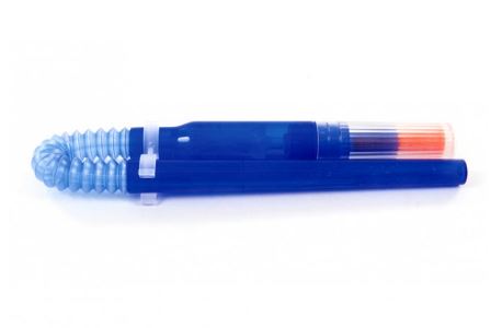 Eenmalige katheter gecoat Curan Man met BlueGrip 30cm CH16
